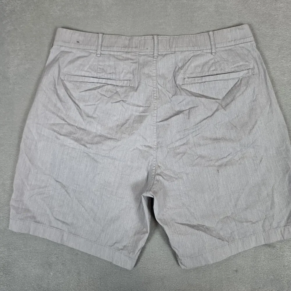 Abercrombie & Fitch Men's All Day Stretch Shorts Gray Size 36 7in Inseam